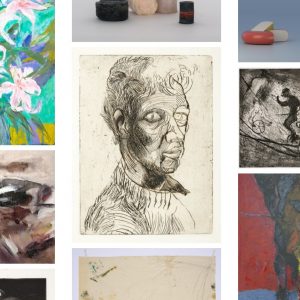 A screenshot of a new online catalogue, showing a grid of various thumbnail images, for example portraits and landscapes