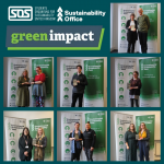 A Green graphic shows images of all the 2022-23 Green Impact winners.